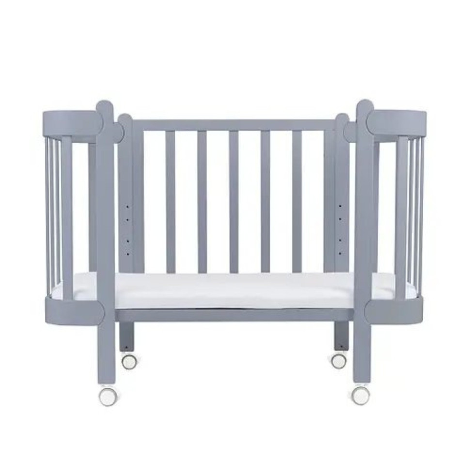 Ліжко-люлька Nika 5 в 1 IngVart 317040 сірий, довжиною 120 см
