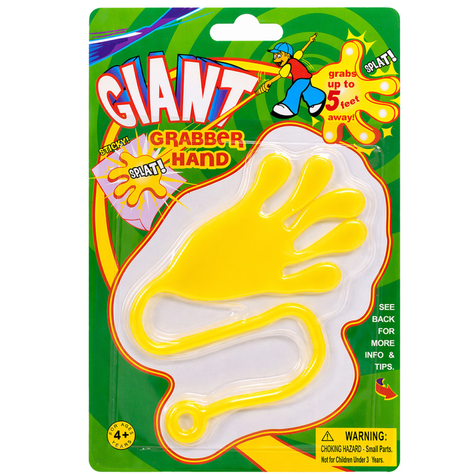 Детская игрушка-липучка в виде руки Bambi 1102-1578(Yellow-1) тянется