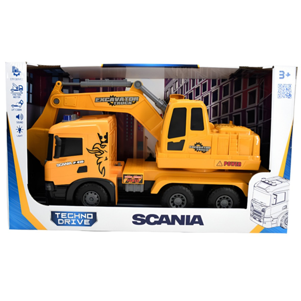 Автомодель экскаватор SCANIA TechnoDrive 5006KS, серии
