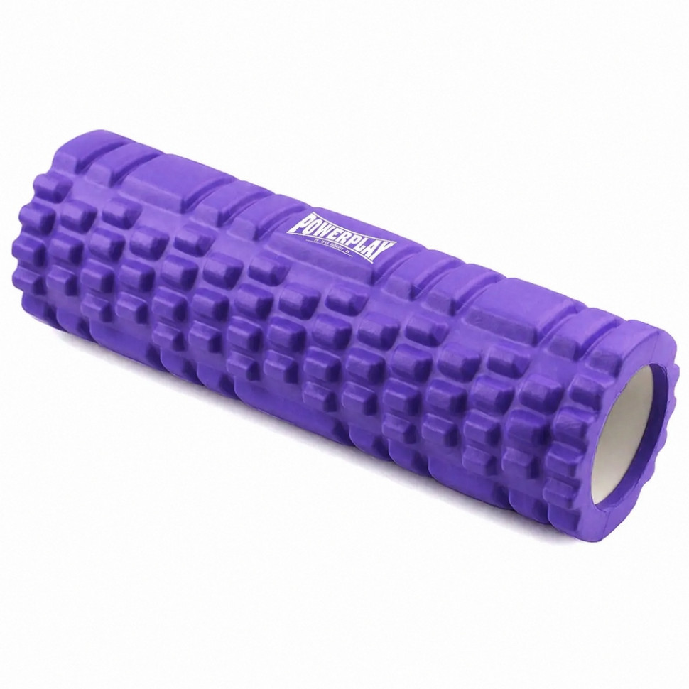Масажний ролик (ролер) 4342 Massage Roller PowerPlay PP_4342_Purple 30x10 см