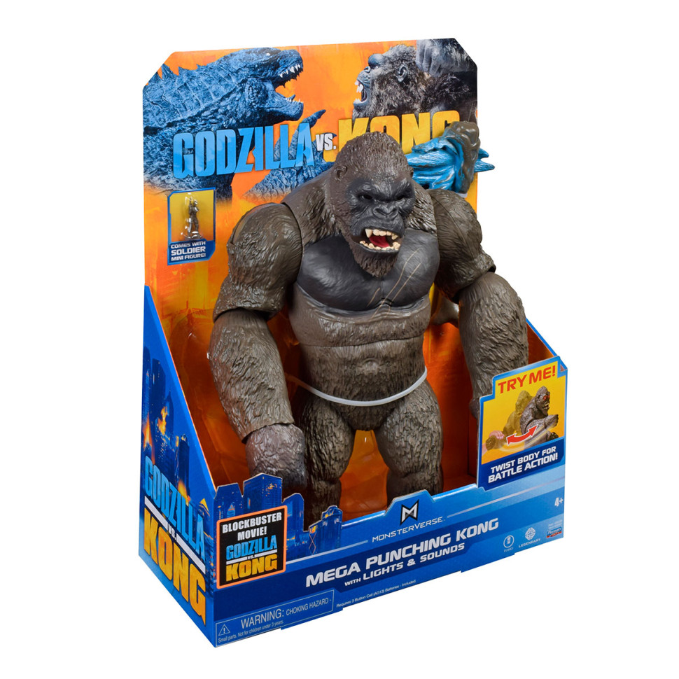 Ігрова фігурка МегаКонг Godzilla vs. Kong 35581, 33 см, зі звуком та світлом