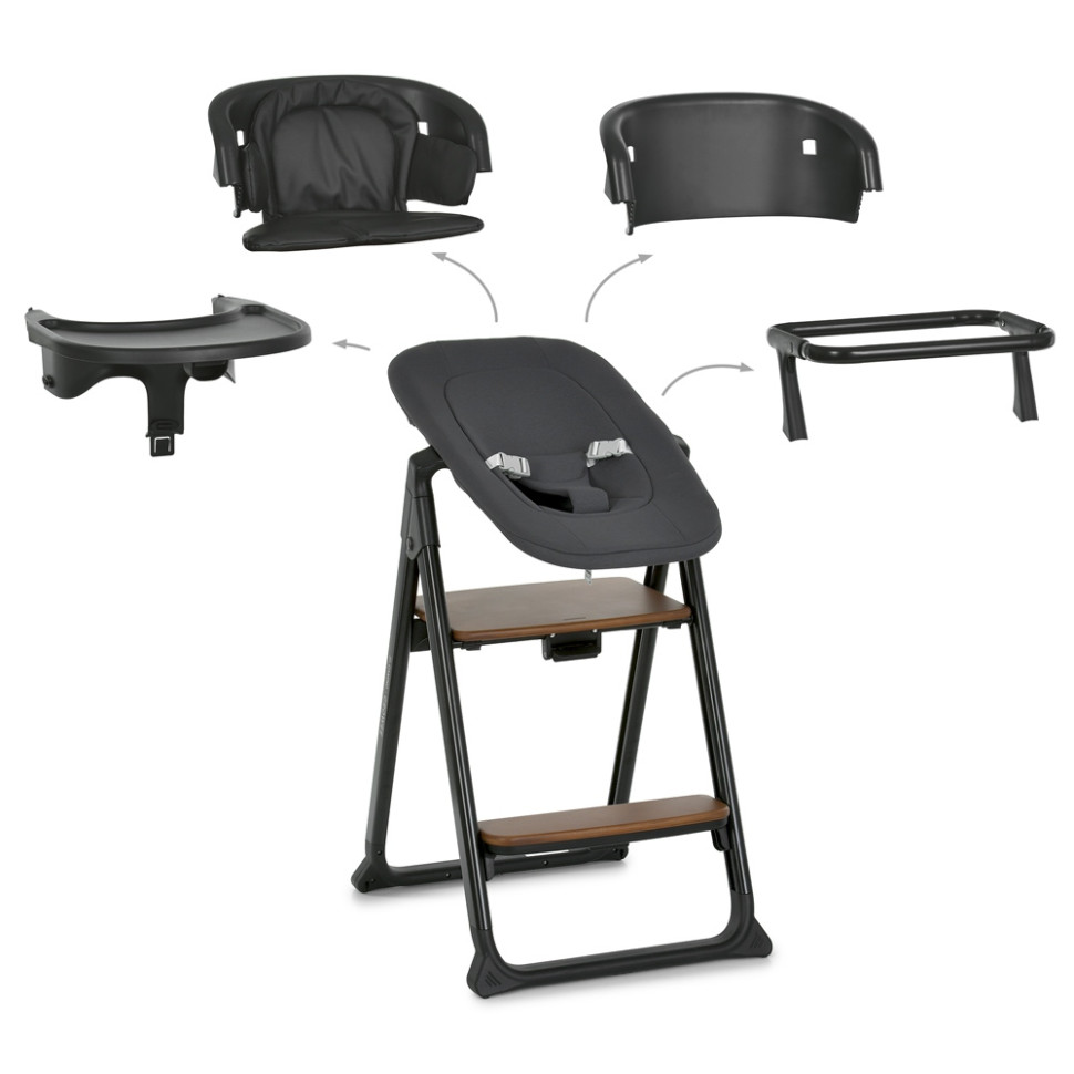 Детский стульчик для кормления 4 в 1 GROWEE El Camino ME 1222 Black