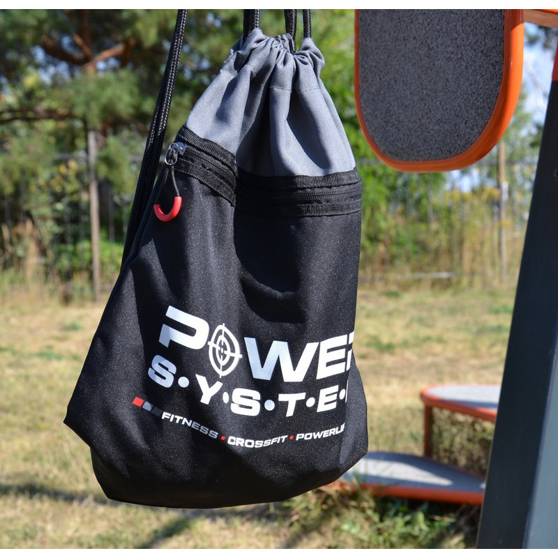 Рюкзак спортивний Gym Sack Alpha Power System 7011BG-3 Blak/Grey