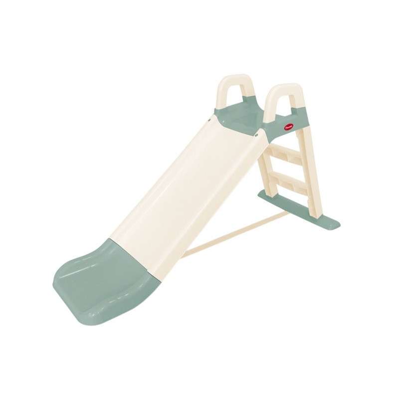 Дитяча пластикова гірка для катання Doloni 0140/18 кремово-м'ятна, 140 см