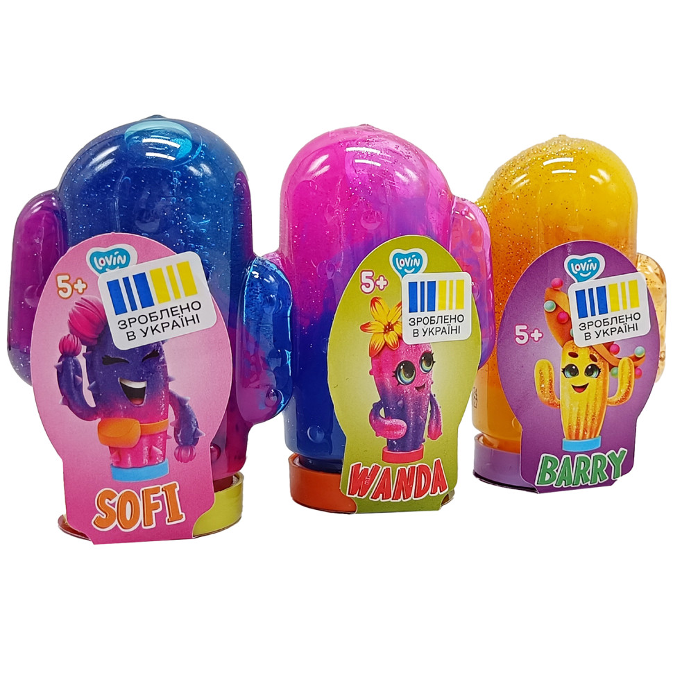Игрушка-антистресс Слайм Сactuslime ТМ Lovin 80184, 90 мл