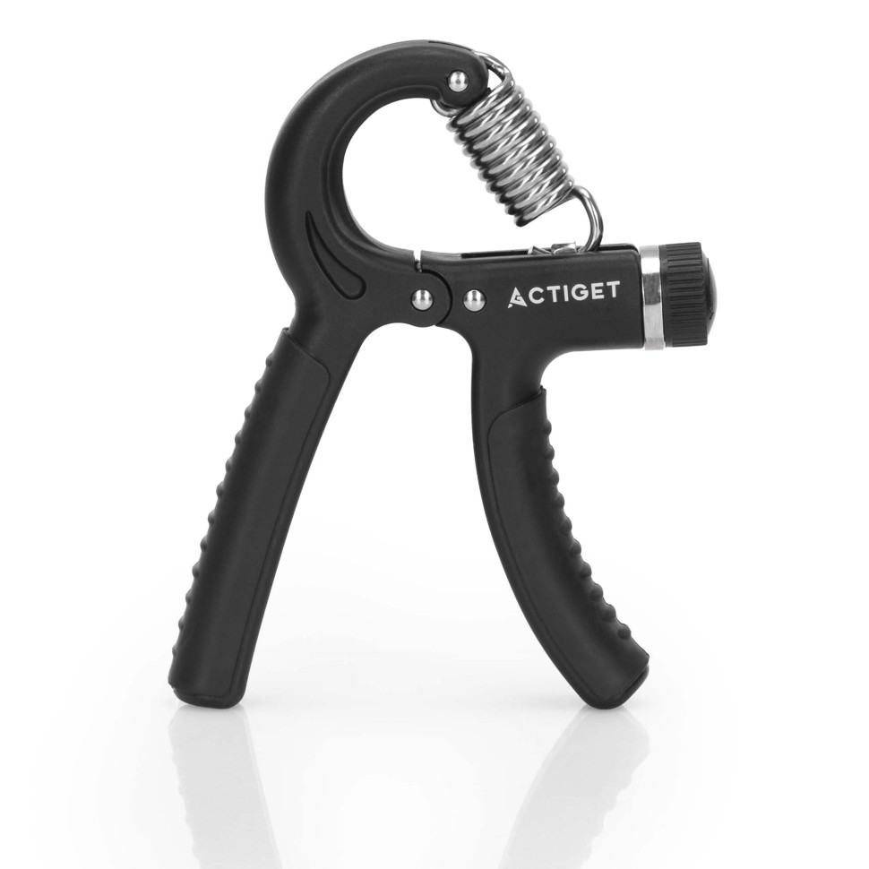 Еспандер кистьовий з регульованим навантаженням Actiget ACT0051 Black 5-60 кг