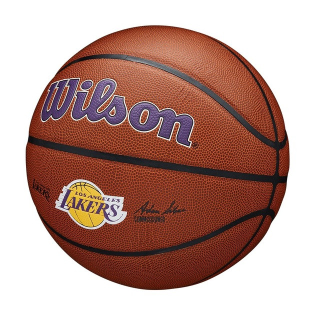М'яч баскетбольний NBA TEAM ALLIANCE BSKT LA LAKERS Wilson WTB3100XBLAL № 7