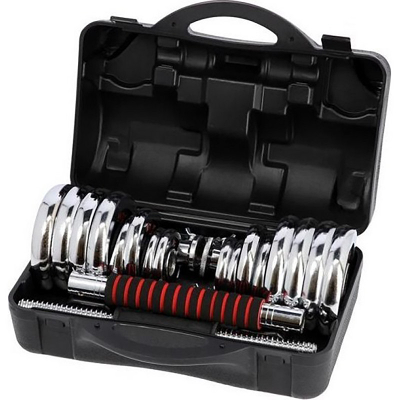 Гантели STC30 HMS 17-59-113 хром 2 x 15 кг