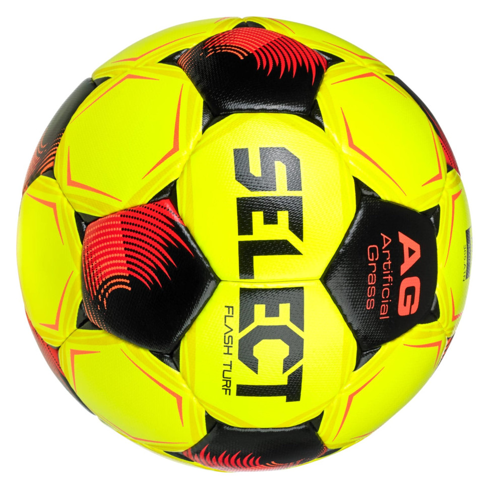 М'яч футбольний Flash Turf Fifa v26 Select 057501-008 жовтий/червоний, розмір 5