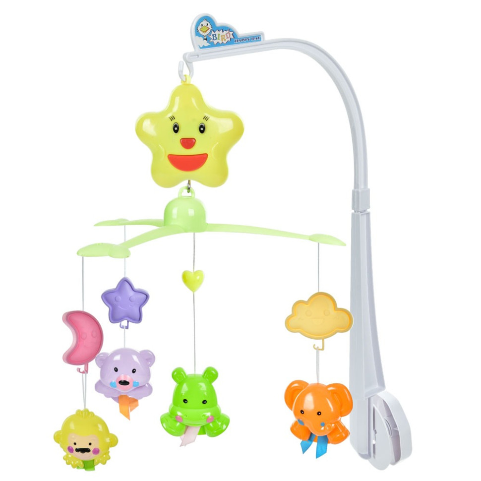 Детская карусель на кроватку Bambi D149 с подвесными игрушками