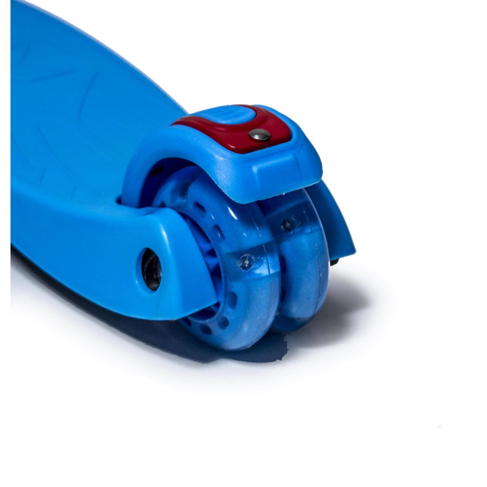 Дитячий чотириколісний самокат MAXI Bambi 27063310 Blue з підсвічуванням