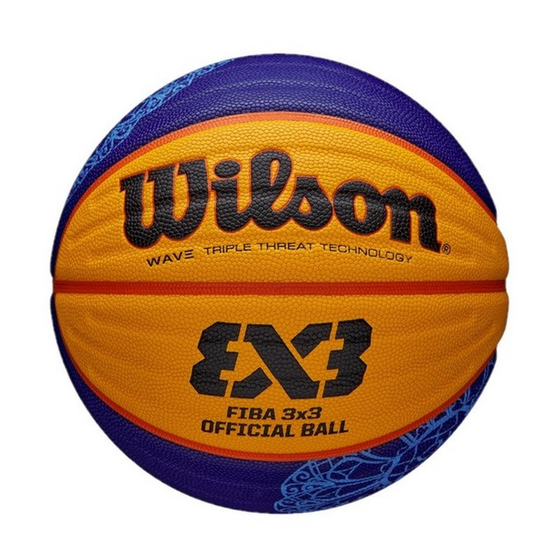 М'яч баскетбольний Fiba 3X3 game ball Paris retail 2024 6F Wilson WZ1011502XB6F № 6