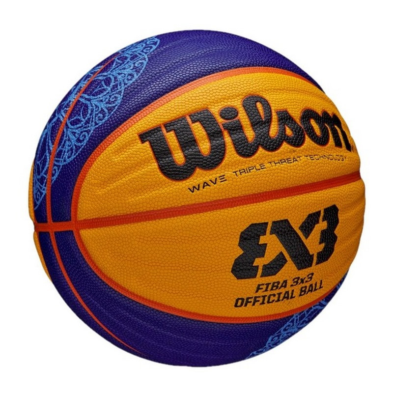 М'яч баскетбольний Fiba 3X3 game ball Paris retail 2024 6F Wilson WZ1011502XB6F № 6
