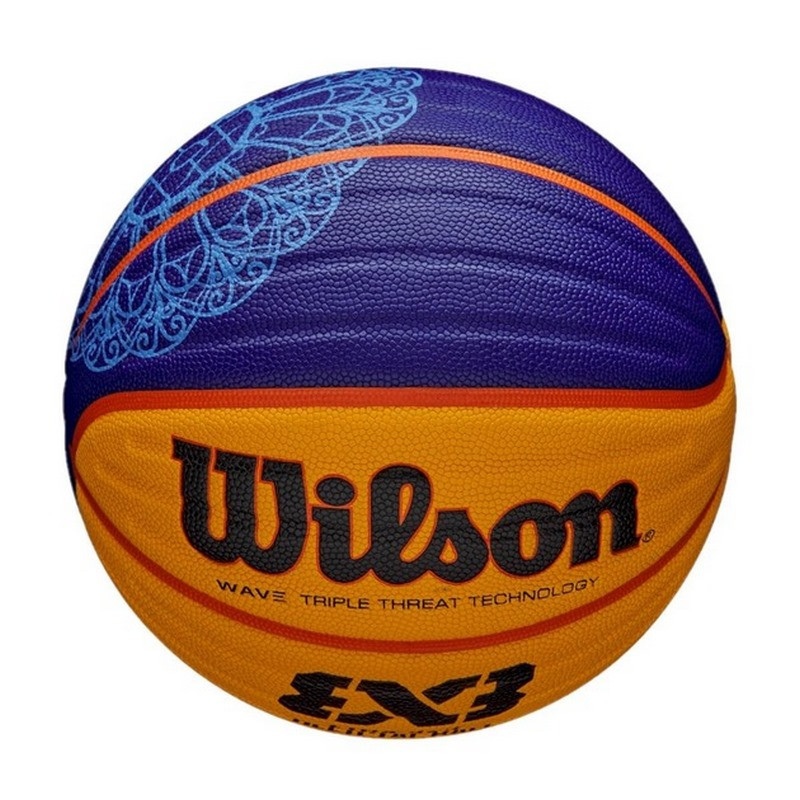 М'яч баскетбольний Fiba 3X3 game ball Paris retail 2024 6F Wilson WZ1011502XB6F № 6