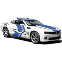 Автомодель (1:24) 2010 Chevrolet Camaro SS RS Police білий 31208