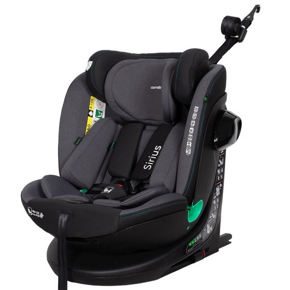 Автокрісло дитяче Sirius Carrello CRL-8808 Harbor Grey, i-Size 40-150 см ISOFIX