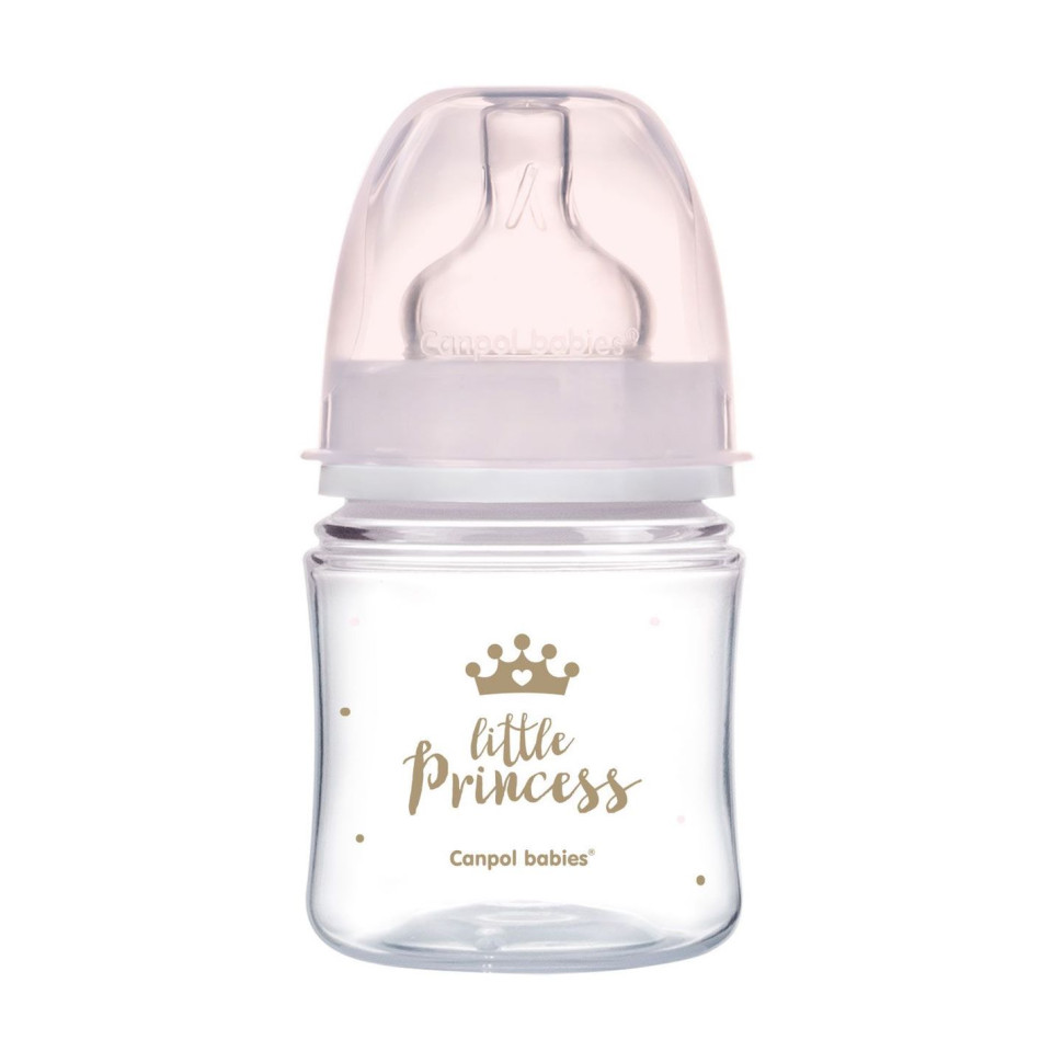 Бутылочка антиколиковая с широким отверстием Royal baby Canpol babies 35/233_pin 120 мл