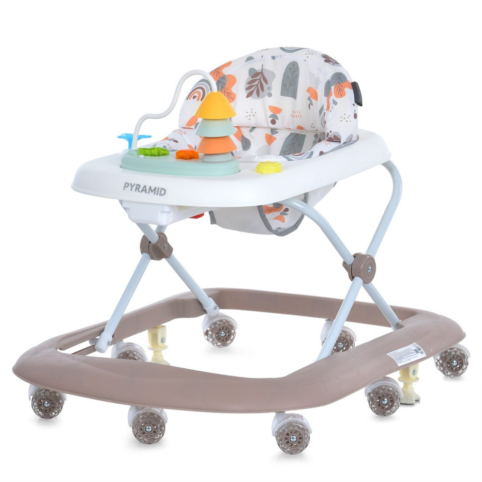 Детские Ходунки Pyramid El Camino ME 1217 Mocha, музыка, свет