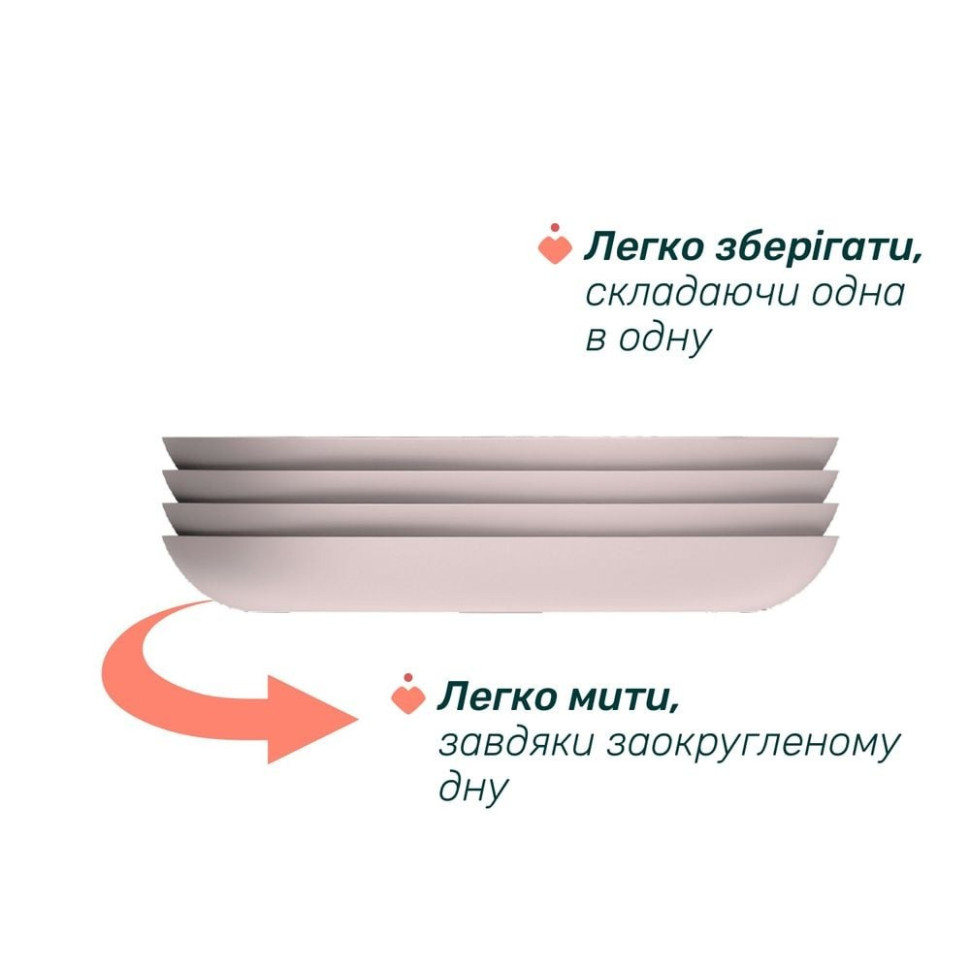 Детская секционная тарелка Chicco 16003.15, розовая, антискользящее покрытие