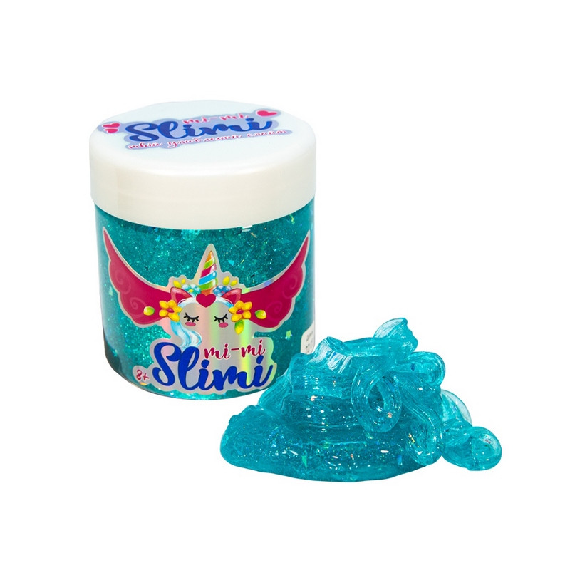 Дитячий слайм Mi-mi Slimi Strateg 71817(Blue) з фольгою 150 г