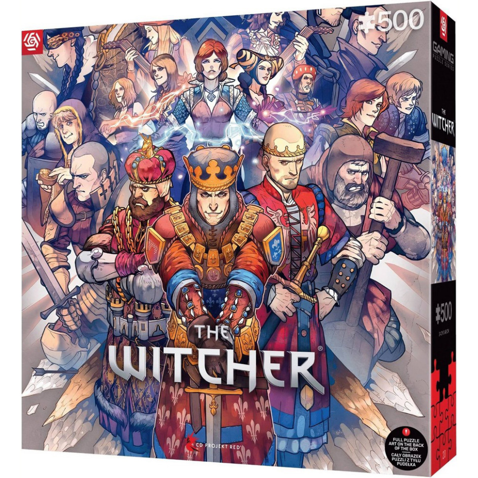 Пазл класичний The Witcher Northern Realms GoodLoot 5908305246756, 500 елементів