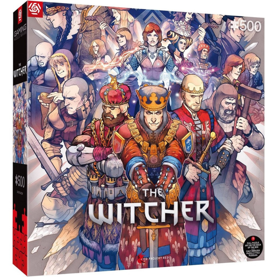 Пазл класичний The Witcher Northern Realms GoodLoot 5908305246756, 500 елементів