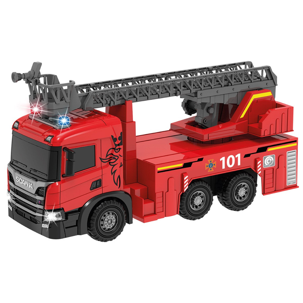 Автомодель пожарная машина SCANIA TechnoDrive 5005KS серии