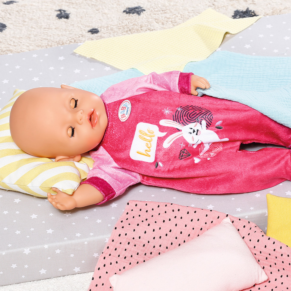 Одяг для ляльки РОЖЕВИЙ КОМБІНЕЗОН BABY BORN 832646 на ляльку 43 см