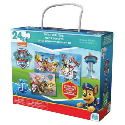 Пазл детский "Щенячий патруль Супер 3D" Spin master SM98351/6066807, 3 картинки