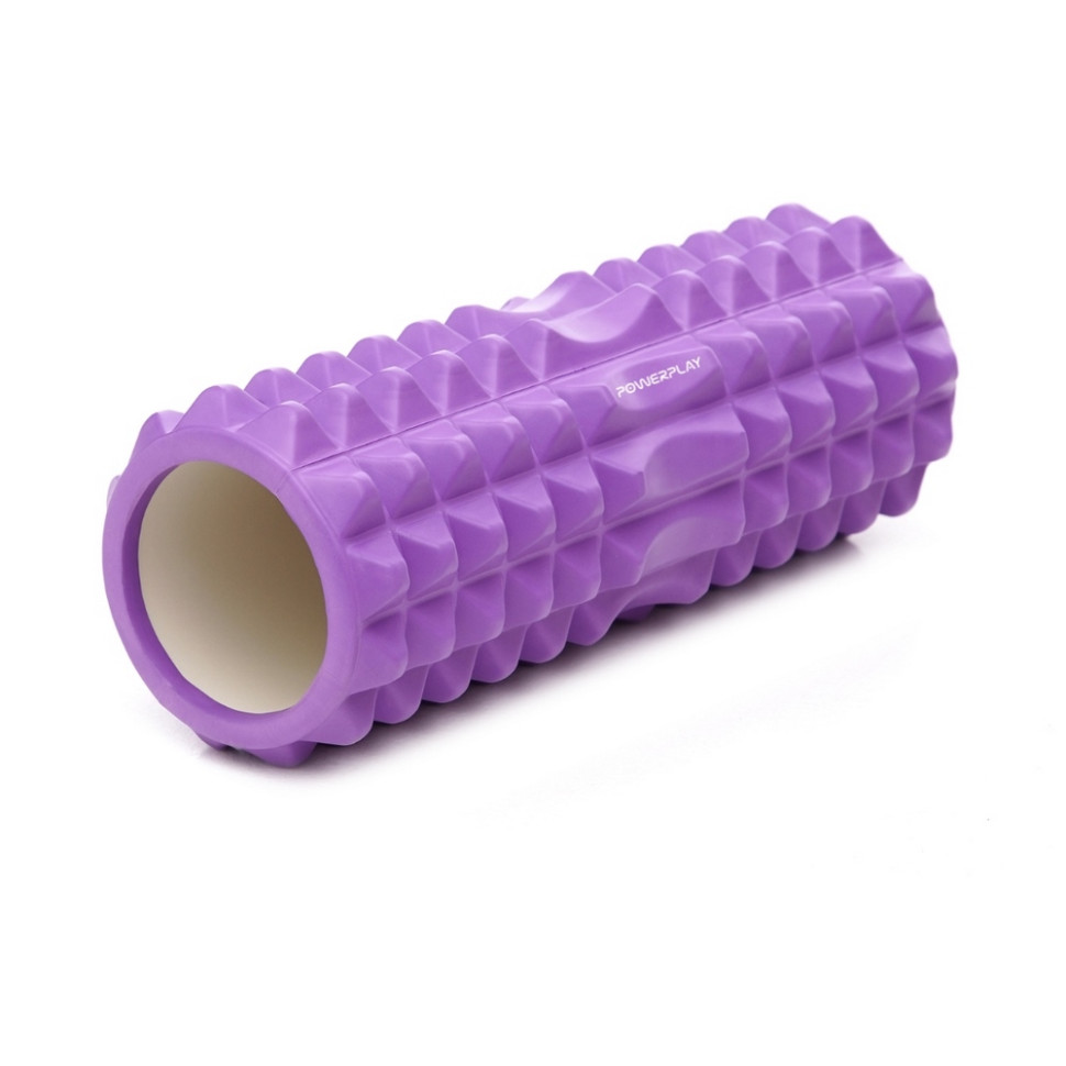 Масажний ролик (ролер) 4405 Massage Roller PowerPlay PP_4405_Purple 33x12 см
