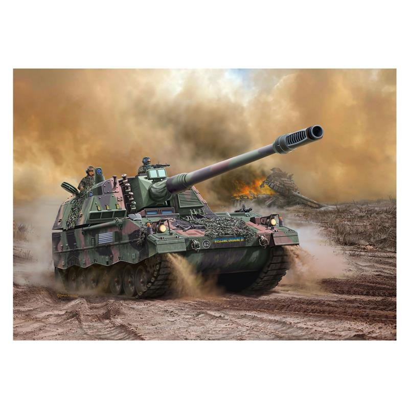 Сборная модель-копия САУ Panzerhaubitze 2000 Revell RVL-63347 уровень 4 масштаб 1:72