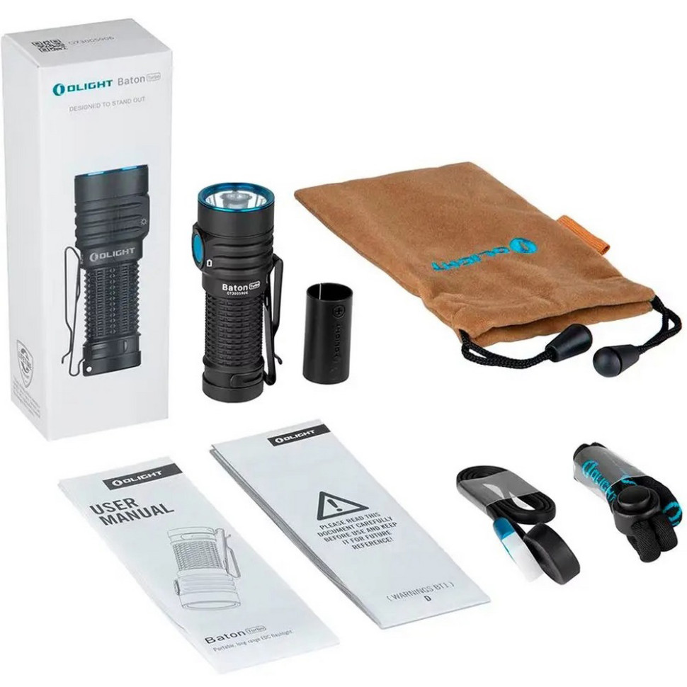 Ліхтар Baton Turbo Olight 0.0000.0845 black 1000 люменів