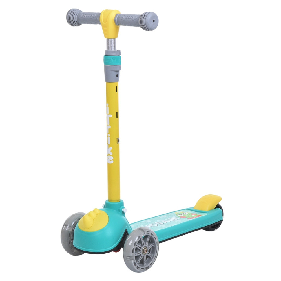 Детский самокат 3-х колесный Turbo Trike JR3-160-Dino, до 25 кг