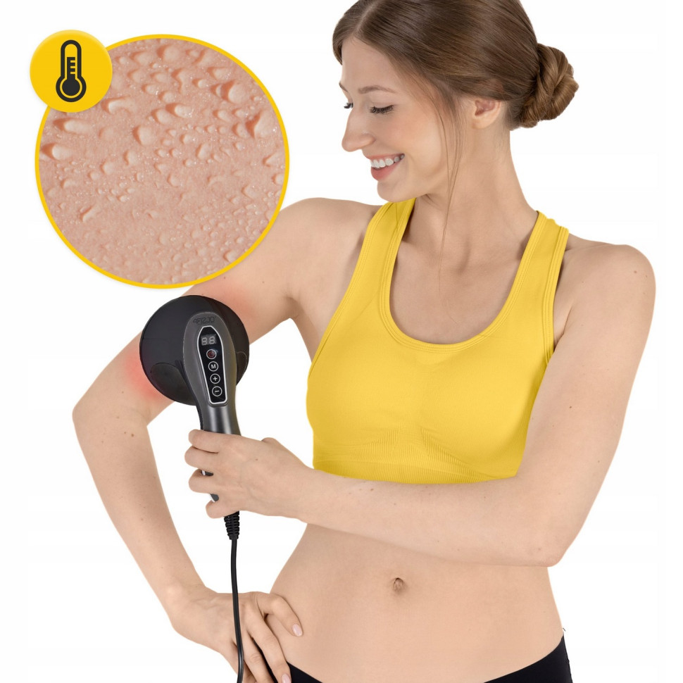 Ручной антицеллюлитный массажер для тела Body Shaping 4 в 1 4FIZJO P-5907739319128 Black