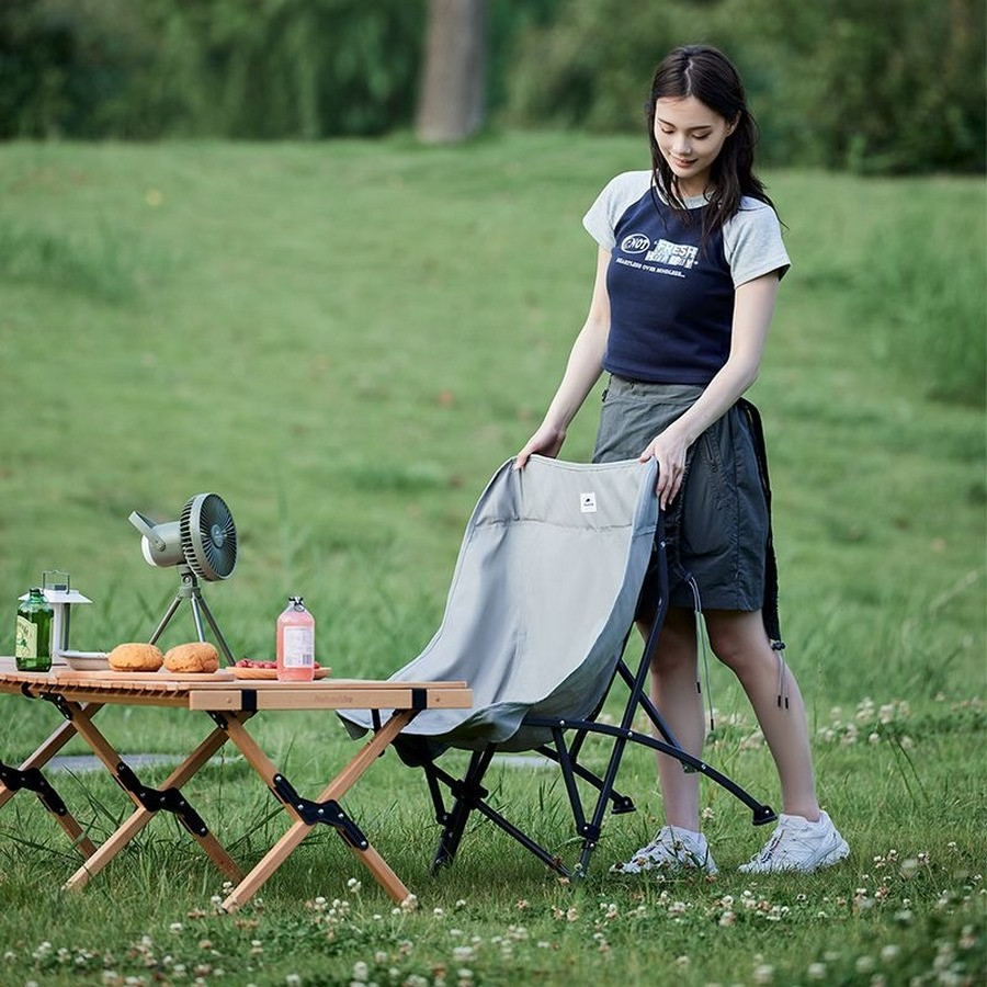 Стілець складаний CNK23JU0001 Naturehike 6976023929786 світло-сірий