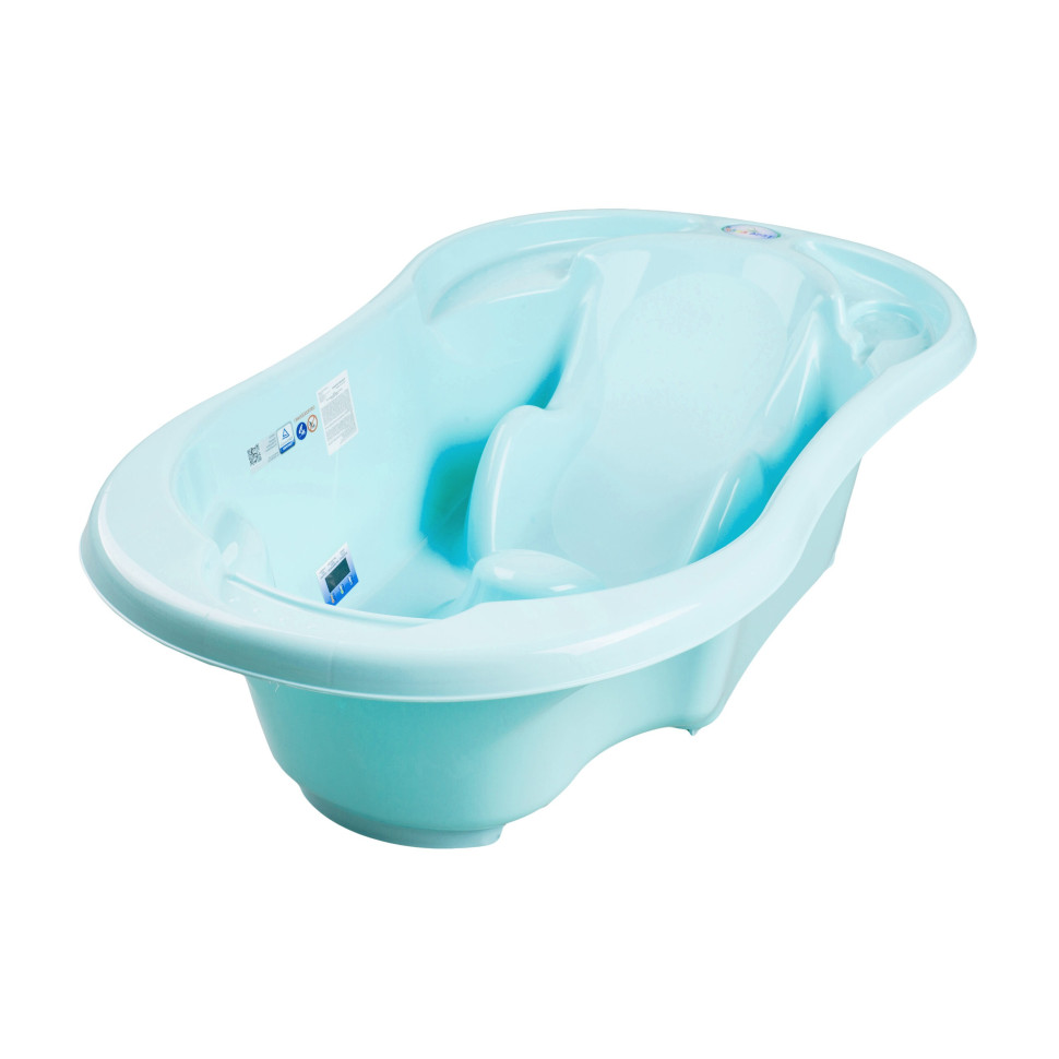 Ванночка для детей Tegababy TG-011-101 анатомическая, комфорт, голубой 55х96х24 см