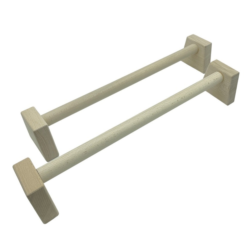 Паралетсы, упоры для отжимания деревянные Wood Gym Push Up Newt NE-WD-60 из бука 50 см 2 шт