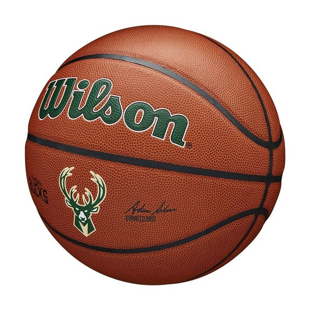 Мяч баскетбольный NBA TEAM ALLIANCE BSKT MIL BUCKS 295 Wilson WTB3100XBMIL №7
