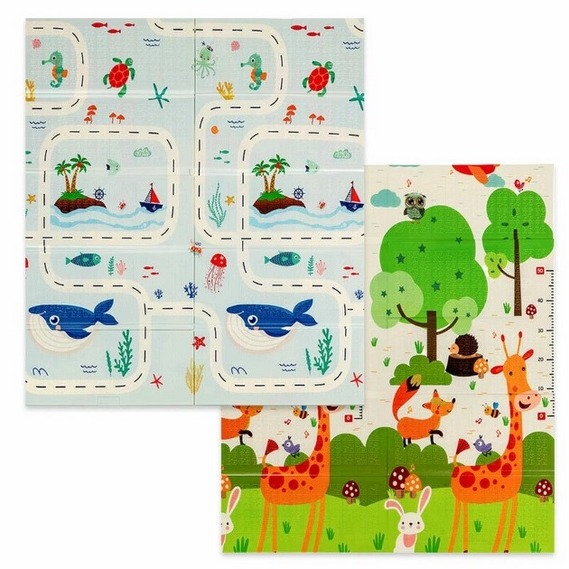 Детский термоковрик двухсторонний Sticker Wall SW-00003032, 147 х 177 х 0,8 см