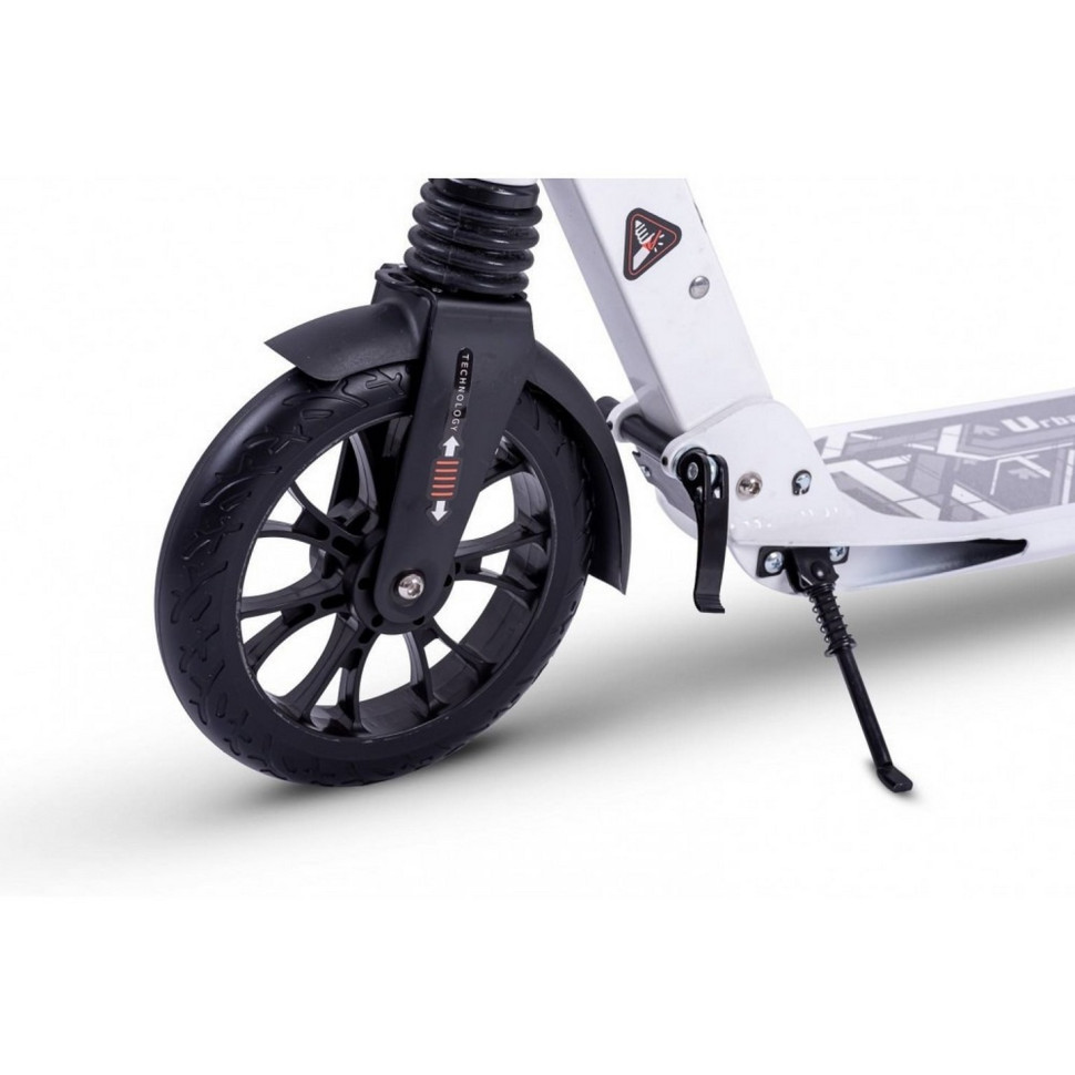Самокат з дисковим гальмом NEW CITY Razzo HUL2-200 WHITE, алюмінієвий