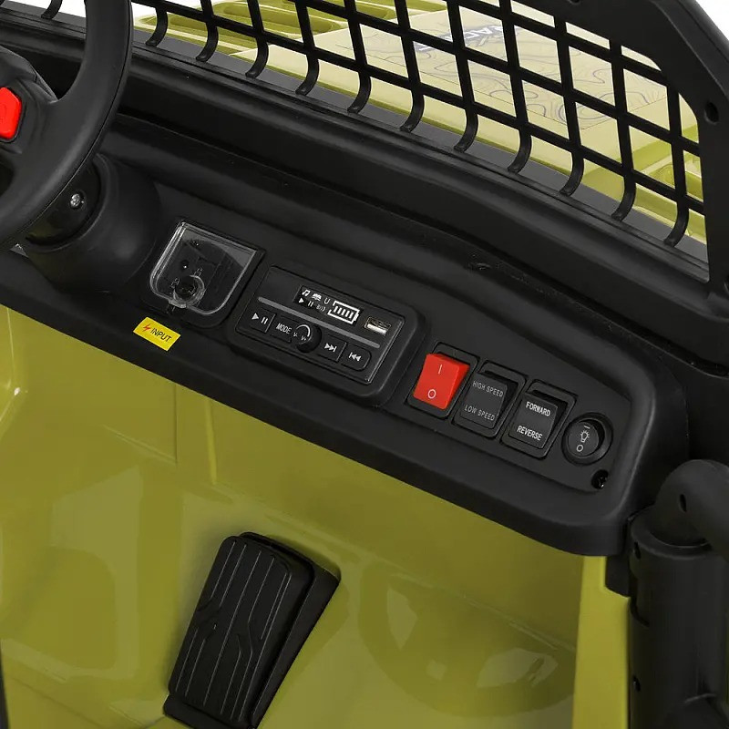 Дитячий електромобіль Джип Bambi Racer M 6376EBLR-10 до 50 кг, зелений