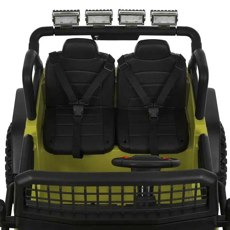 Дитячий електромобіль Джип Bambi Racer M 6376EBLR-10 до 50 кг, зелений
