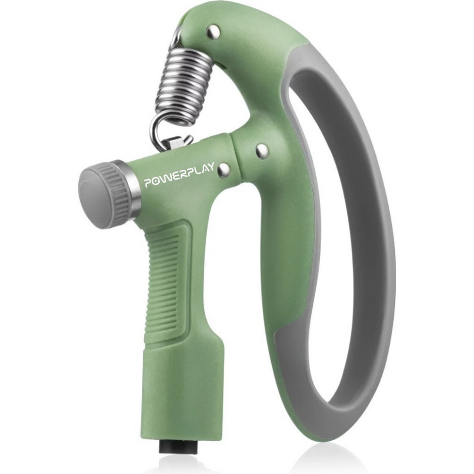 Эспандер кистевой со счетчиком PP-4403 PowerPlay PP_4403_Green 10-100 кг, с регулируемой нагрузкой
