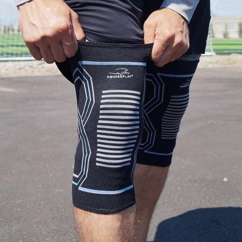 Наколінники спортивні PP-4099 Knee Support PowerPlay PP_4099_L/XL_Bl/Blue, L/XL