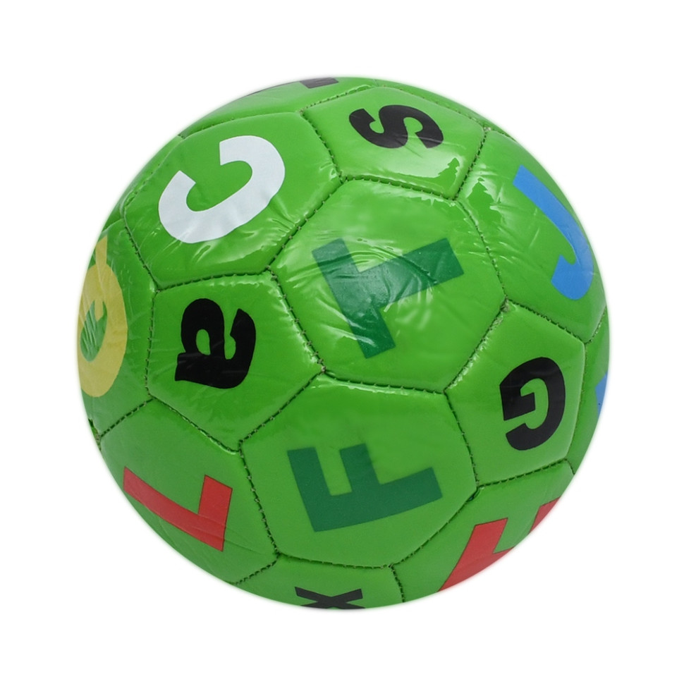 Мяч футбольный Alphabet Bambi MS 4833(Green) размер №2, 90 г, в пакете