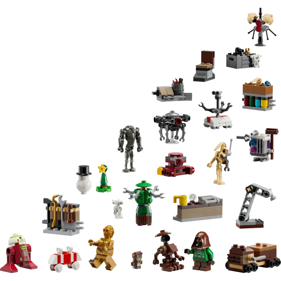Конструктор Advent Star Wars 2025 LEGO 75418, 2663 деталі