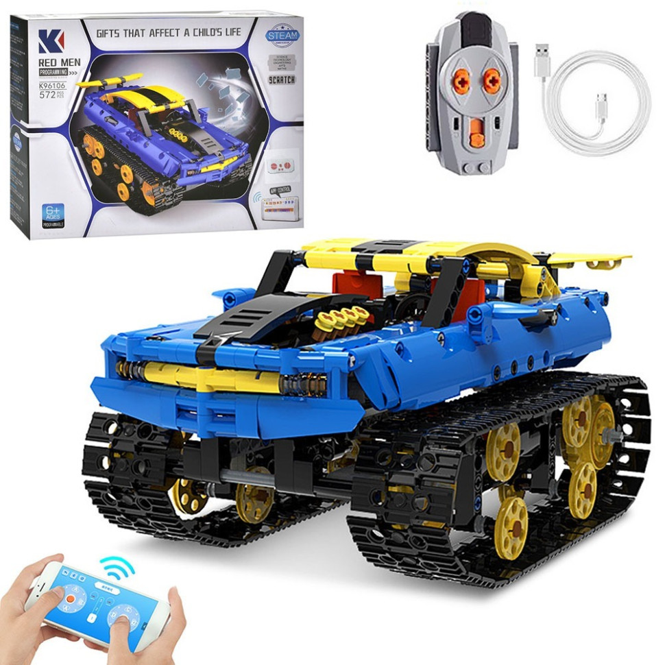 Конструктор детский «Транспорт» Bambi K96106 на аккумуляторе 572 детали