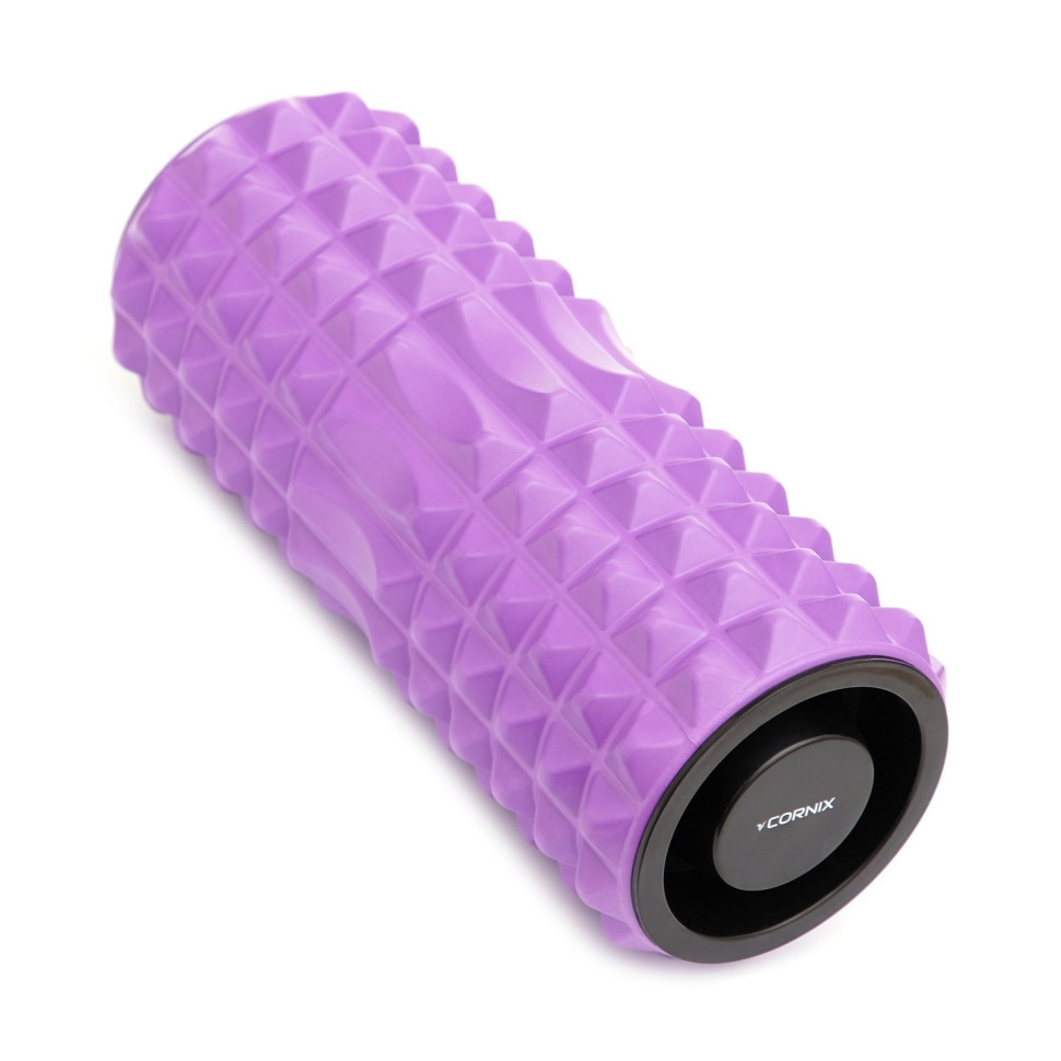 Масажний ролик (валик, ролер) Cornix XR-0338 Violet 33 x 14 см