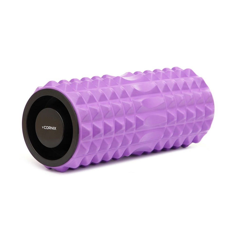 Масажний ролик (валик, ролер) Cornix XR-0338 Violet 33 x 14 см