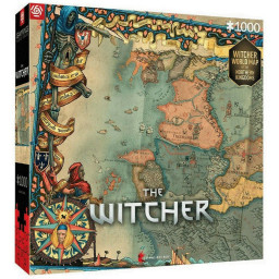 Пазл класичний Witcher 3 Northern Kingdoms Puzzles GoodLoot 5908305242994, 1000 елементів
